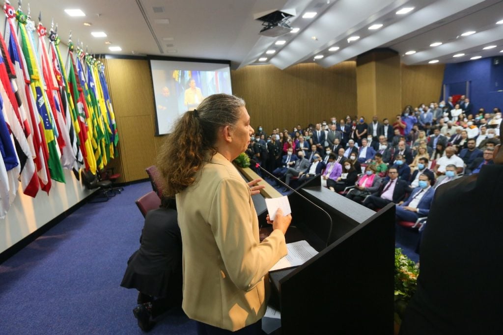 Solenidade de posse da nova ministra do Esporte ocorreu nesta quarta-feira (4), em Brasília - Foto: Divulgação/Ministério do Esporte