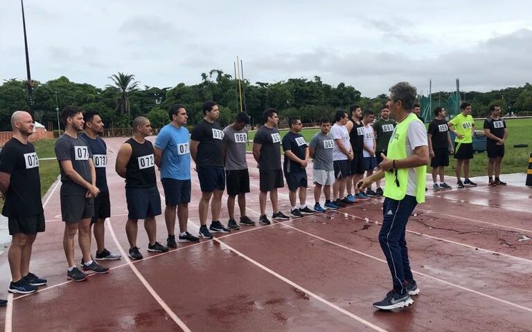 TAF do PMAM é realizado debaixo de chuva na Vila Olímpica de Manaus - Foto: Divulgação/PMAM