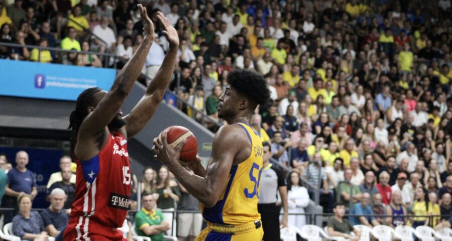 Basquete: Brasil perde para Porto Rico e tem que vencer EUA para ir ao Mundial - Foto: Reprodução/Twitter@basquetebrasil