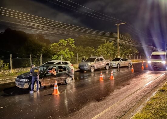 Fiscalização da Lei Seca ocorre em todas as zonas da cidade Detran-AM - Foto: Isaque Ramos/Detran-AM