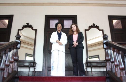 Arquivo Nacional: nova diretora Ana Flávia Magalhães e ministra da Gestão Esther Dweck na sede do órgão no Rio de Janeiro - Foto: Adolfo Celso Galdino Alves