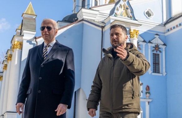 Ucrânia recebe visita surpresa de Joen Biden nesta segunda