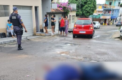 Homem é morto com um tiro na cabeça em Manaus; veja vídeo- Foto: Reprodução/Whatsapp