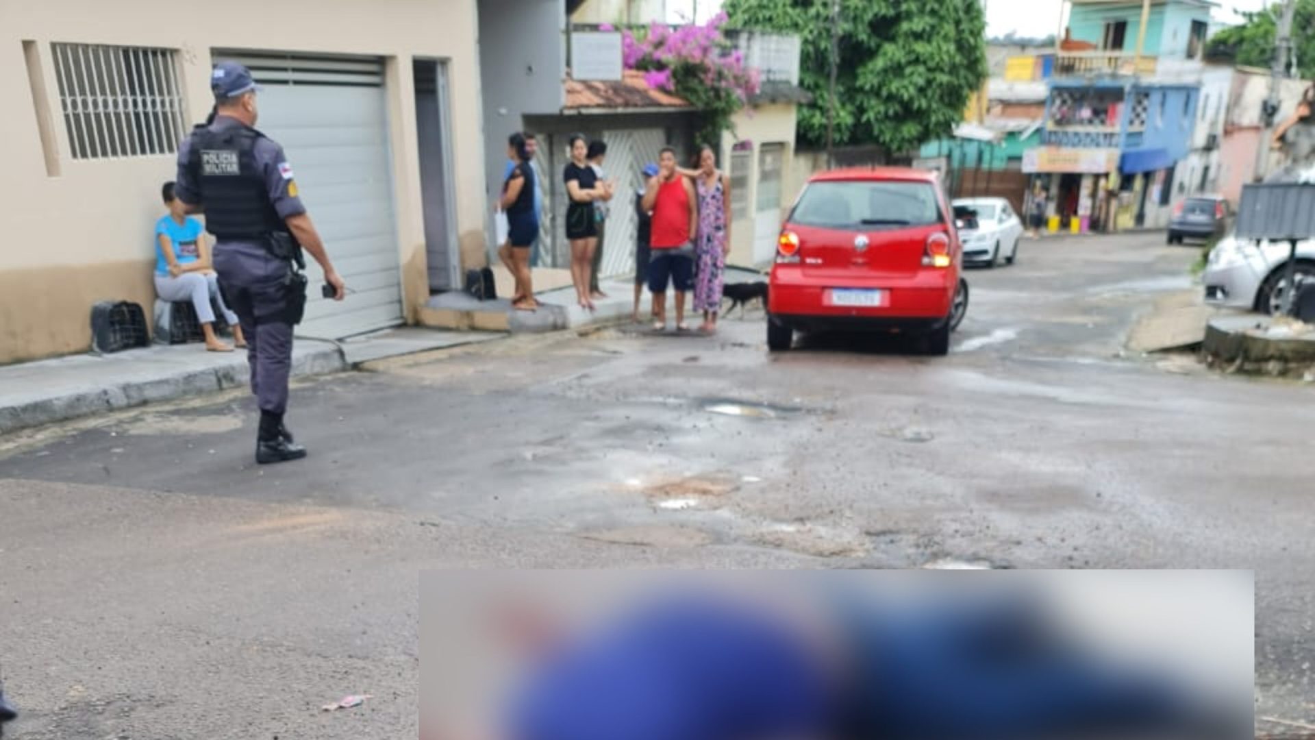 Homem é morto com um tiro na cabeça em Manaus; veja vídeo- Foto: Reprodução/Whatsapp