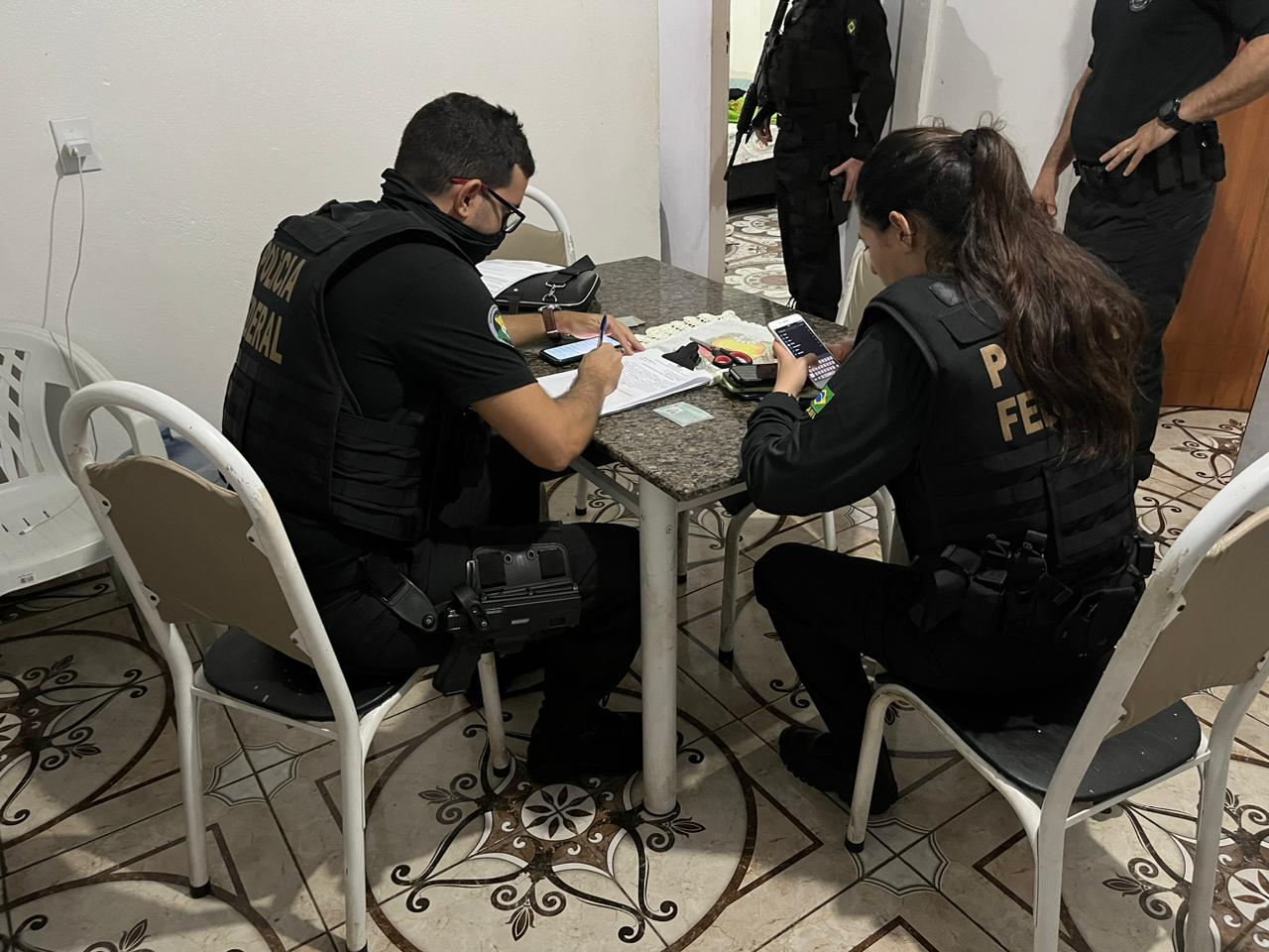 A Operação Potámos envolveu o total de 35 policiais federais - Foto: Divulgação/PF