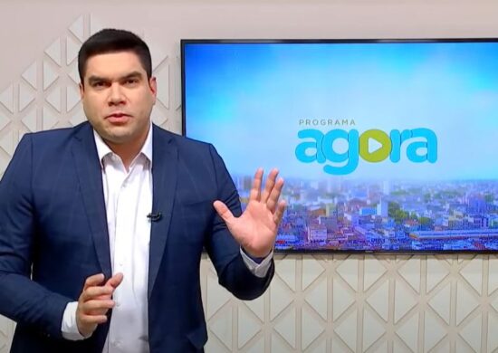 Programa Agora é apresentado pelo jornalista Clayton Pascarelli. Reprodução/Tv Norte Amazonas.