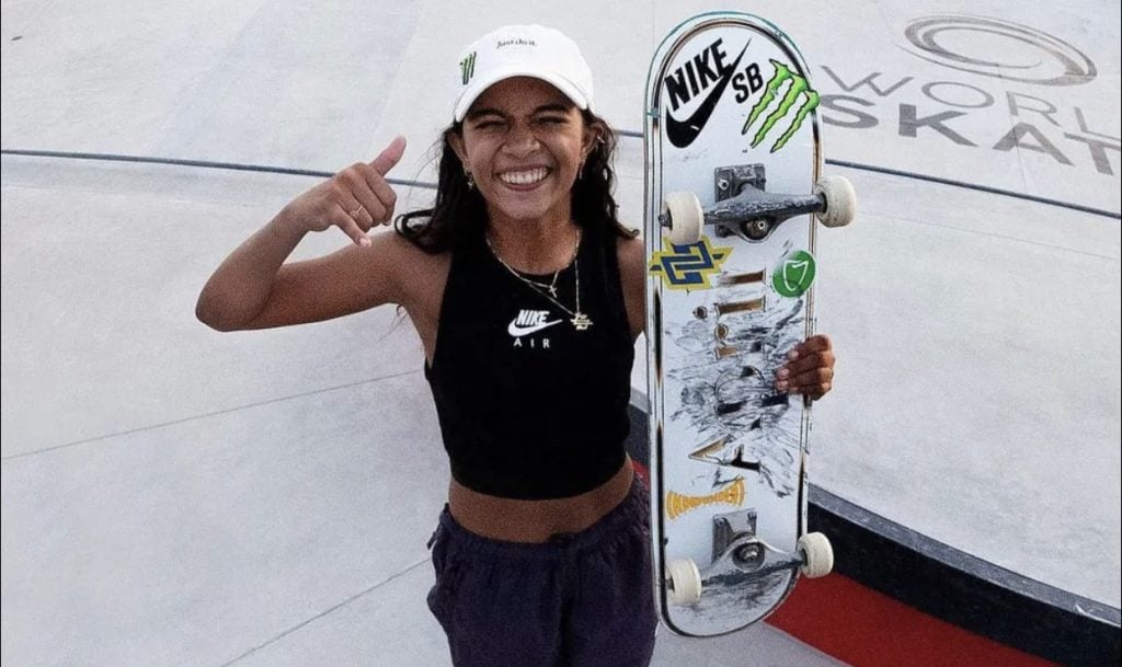 Brasileira Rayssa Leal é campeã mundial de Skate Street nos Emirados Árabes