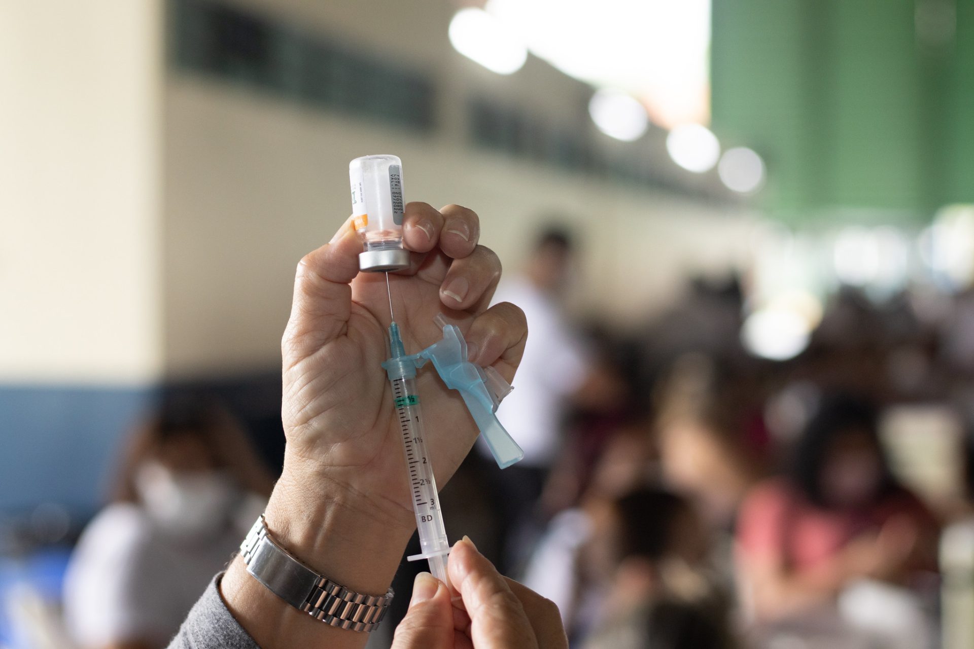 Vacinação contra a Covid-19 em Manaus - Foto: Camila Batista/ Semsa