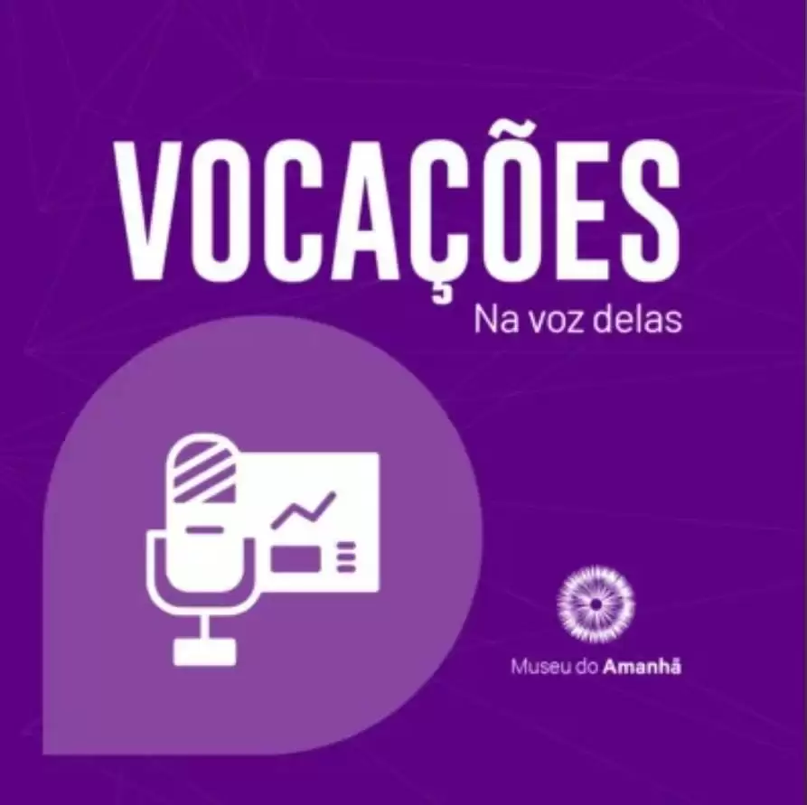 Capa do podcast 'Vocações - Na voz delas' aborda temática mulheres na ciência - Foto: Reprodução/Spotify