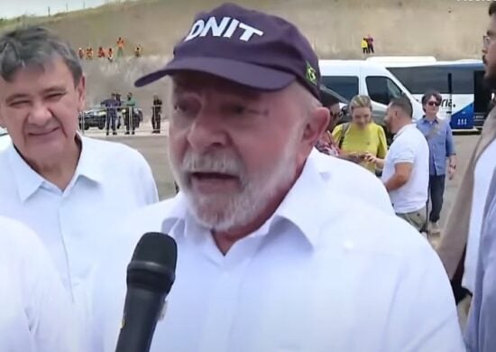 Presidente Lula participou da retomada das obras da duplicação da BR-101 em Sergipe - Foto: Reprodução/TV Brasil