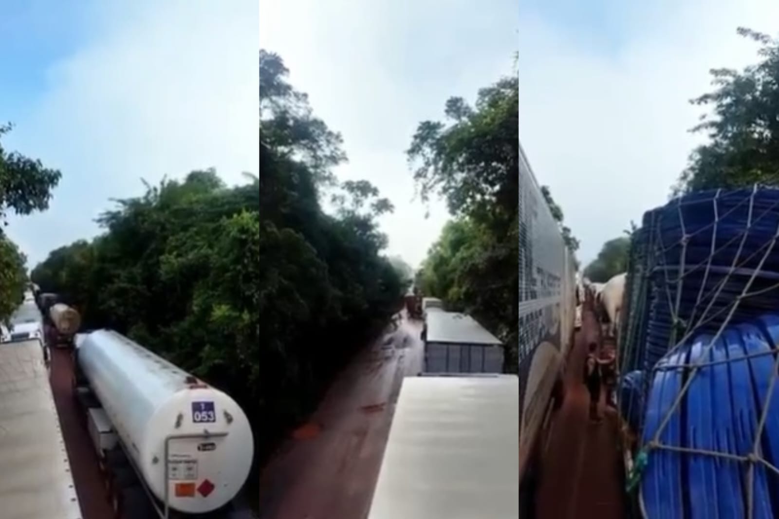 VÍDEO: trecho da BR-174 entre Amazonas e Roraima é quase intrafegável