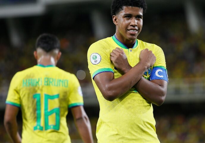 Cria do Vasco, jogador foi um dos destaques da seleção brasileira Sub-20, na conquista do Sulamericano 2023 - Foto: Rafael Ribeiro/CBF