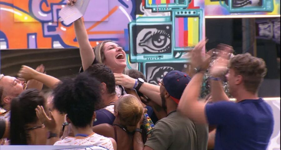 Amanda ganhou um carro ao vencer prova do anjo no BBB 23 - Foto: Reprodução/TV Globo