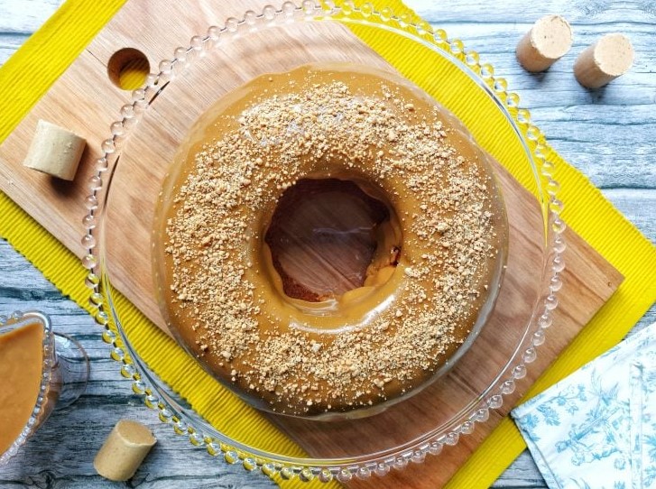 Bolo de paçoca - Foto: Reprodução/Receitaria