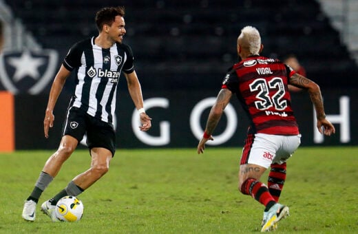 Botafogo e Flamengo brigam pela liderança da Taça Guanabara, no Cariocão 2023 - Foto: Vitor Silva/Botafogo/divulgação