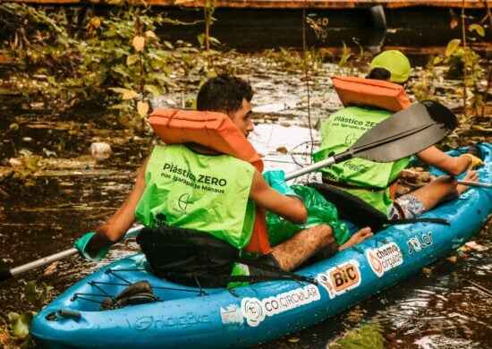 Projeto chama voluntários para limpeza de igarapé - Foto: Divulgação/Remada Ambiental