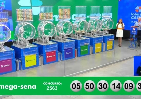 Sorteio da Mega-Sena 2563 - Foto: Reprodução/YouTube @canalcaixa