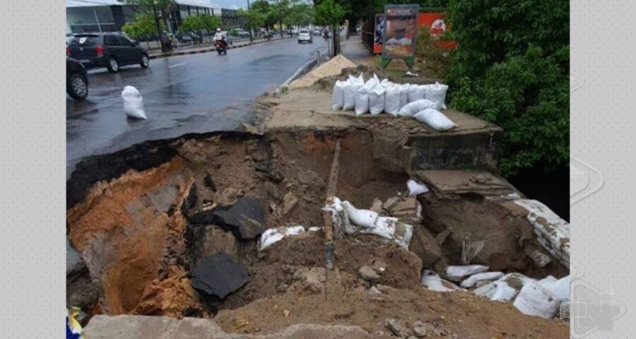 Ponto da Av. Djalma Batista é interditado durante carnaval em Manaus