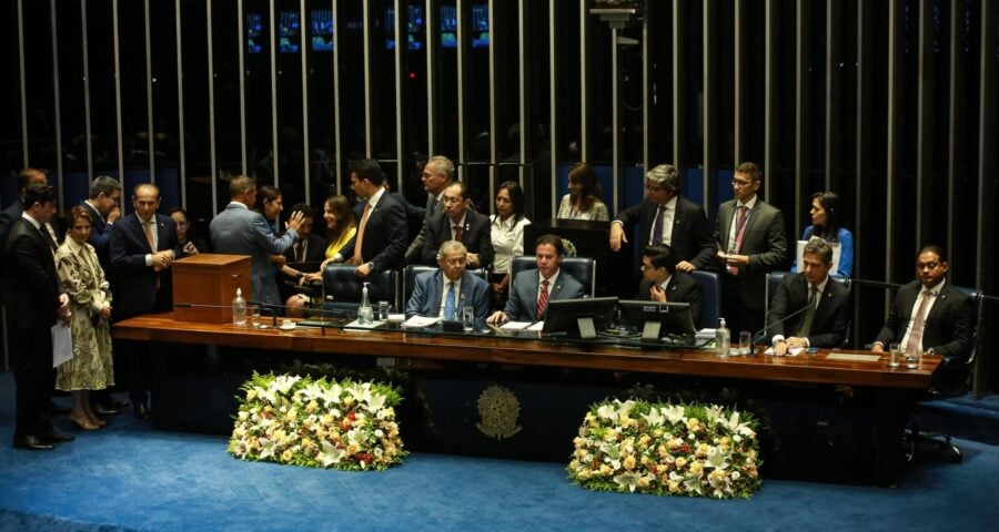 Resultado da eleição da Mesa do Senado deixou de fora senadoras Foto: Wallace Martins/Futura Press/Estadão Conteúdo