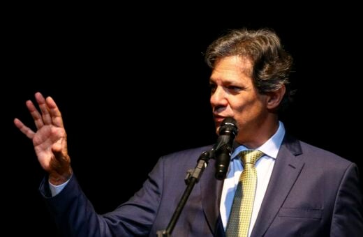 Ministro da Fernando Haddad, fala sobre regulamentação das apostas esportivas -Foto: Marcelo Camargo/Agência Brasil