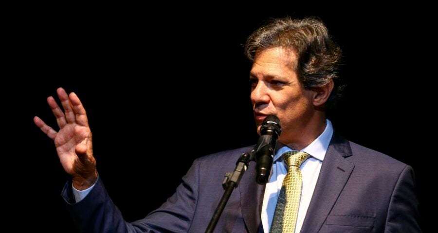 Ministro da Fernando Haddad, fala sobre regulamentação das apostas esportivas -Foto: Marcelo Camargo/Agência Brasil