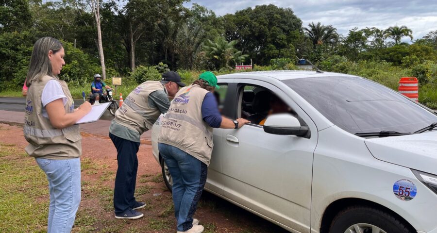 Fiscalização em Novo Airão ocorreu na sexta (24) e deve continnuar nos próximos dias - Foto: Roque Brito/Arsepam