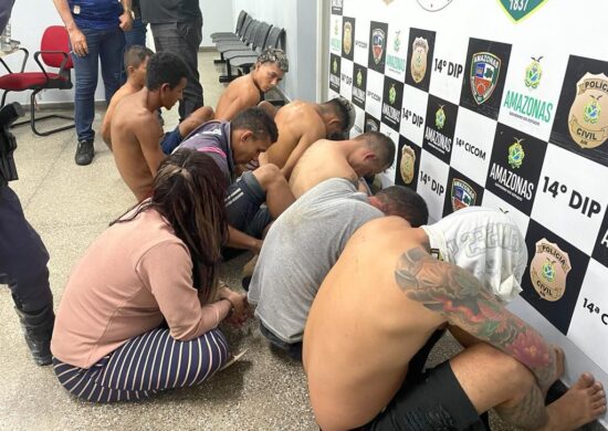 Grupo é preso suspeito de tráfico de drogas na Zona Leste de Manaus