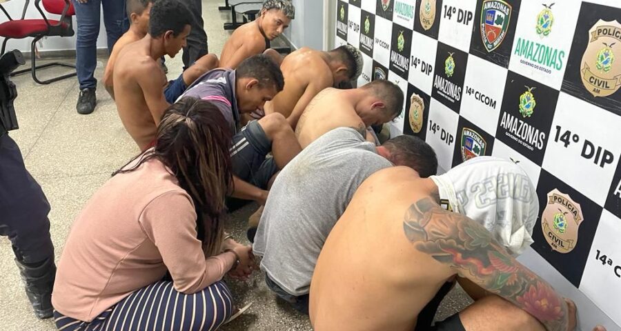 Grupo é preso suspeito de tráfico de drogas na Zona Leste de Manaus