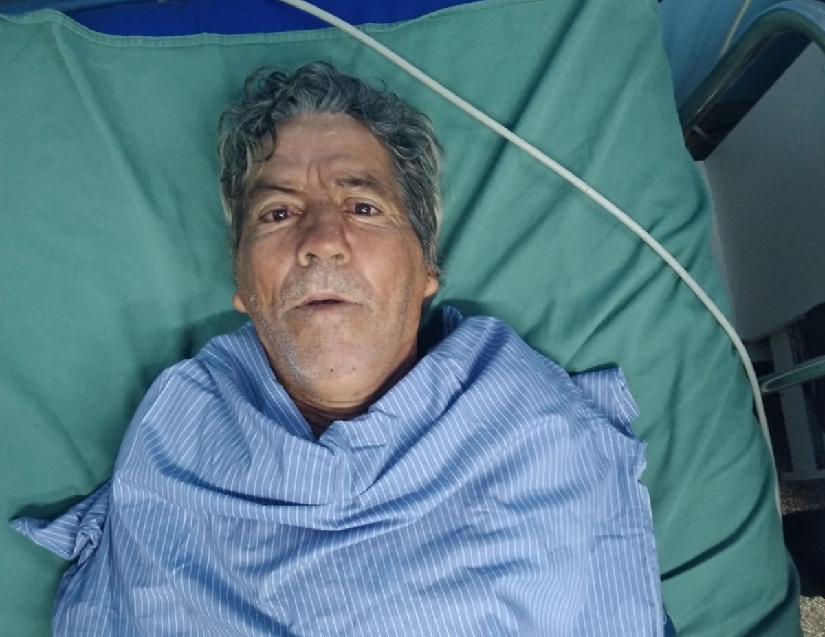 Homem ficou internado no hospital Dr. Platão Araújo após sofrer queda - Foto: Divulgação/SES-AM