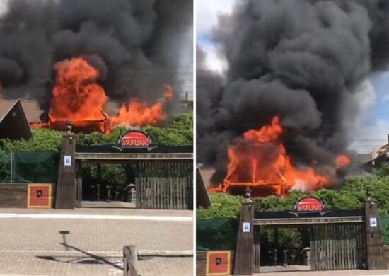 Causas do incêndio no Warung ainda são desconhecidas - Foto: Reprodução/Twitter @danuzioneto