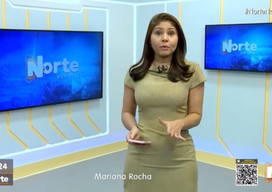 O Norte Notícias é apresentado por Mariana Rocha - Foto: Reprodução/TV Norte Amazonas