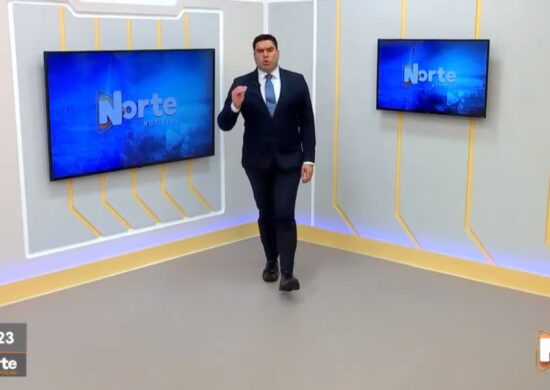 O Norte Notícias foi apresentado por Clayton Pascarelli - Foto: Reprodução/TV Norte Amazonas