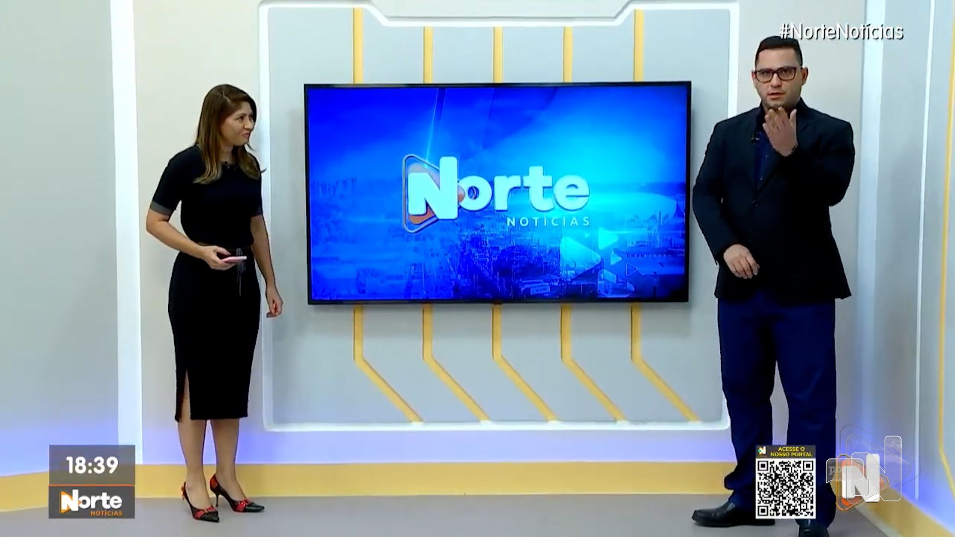 O Norte Política é apresentado de segunda a sexta no Norte Notícias - Foto: Reprodução/TV Norte Amazonas