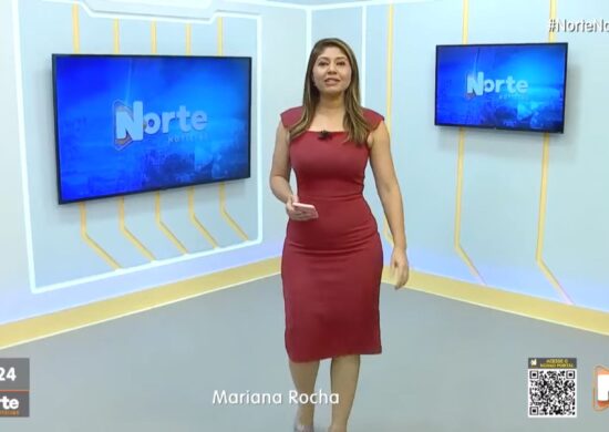 O Norte Notícias é apresentado por Mariana Rocha - Foto: Reprodução/TV Norte Amazonas