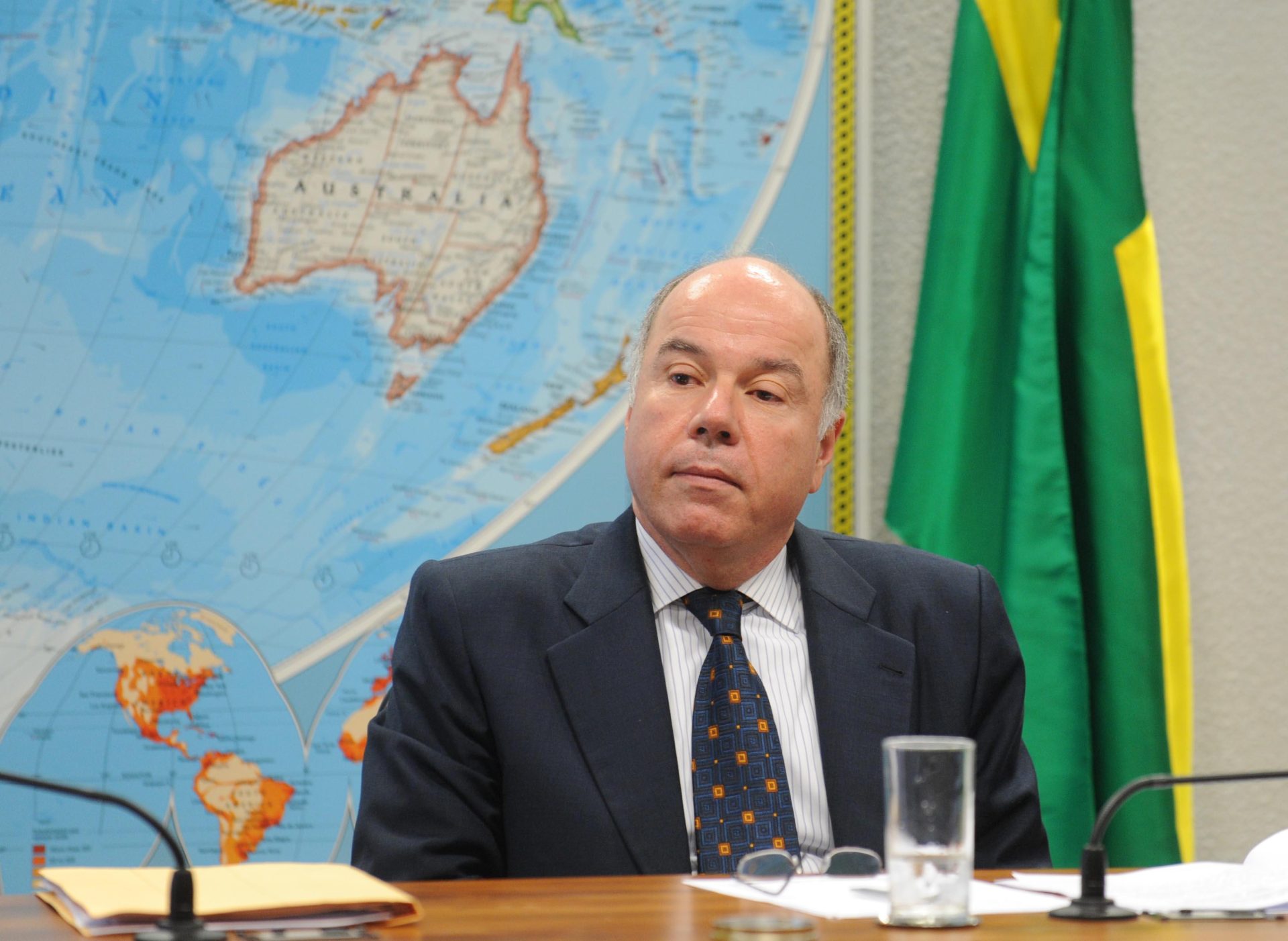 O ministro das Relações Exteriores, Mauro Vieira, representa o Brasil, na cúpula convocada pelo Egito para discutir a crise humanitária provocada pela guerra - Foto: Wilson Dias/Agência Brasil