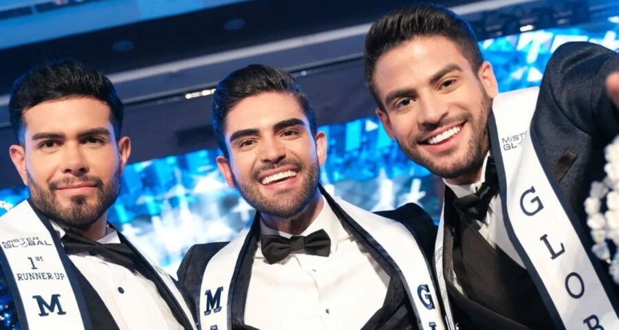 Mister Global - Oscar Guerrero, Juan Carlos Ariosa e William Gama - Foto: Reprodução/Instagram @officialmisterglobal