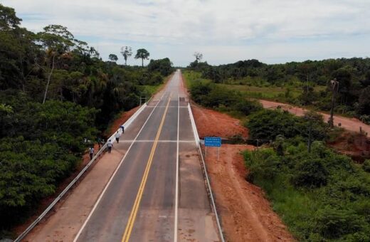 Rodovia: ponte sobre o Igarapé Arruda, na BR 174, em RR - Foto: Divulgação/DNIT