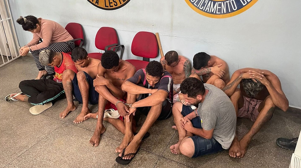 São presos nove suspeitos de vender drogas na Zona Leste de Manaus
