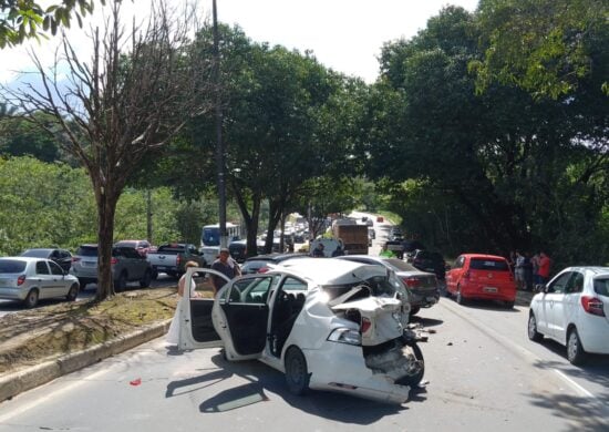 Acidentes seguidos foram registrados por volta das 13h - Foto: Divulgação/IMMU