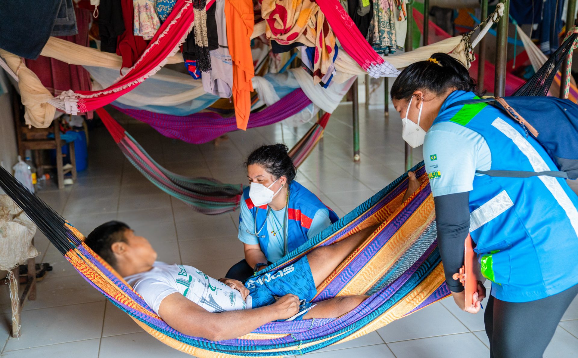 Atendimento dos profissionais de saúde da Casa de Apoio ao Indígena (CASAI) nas Terras Indígenas Yanomami - Foto: Divulgação/Ministério da Saúde