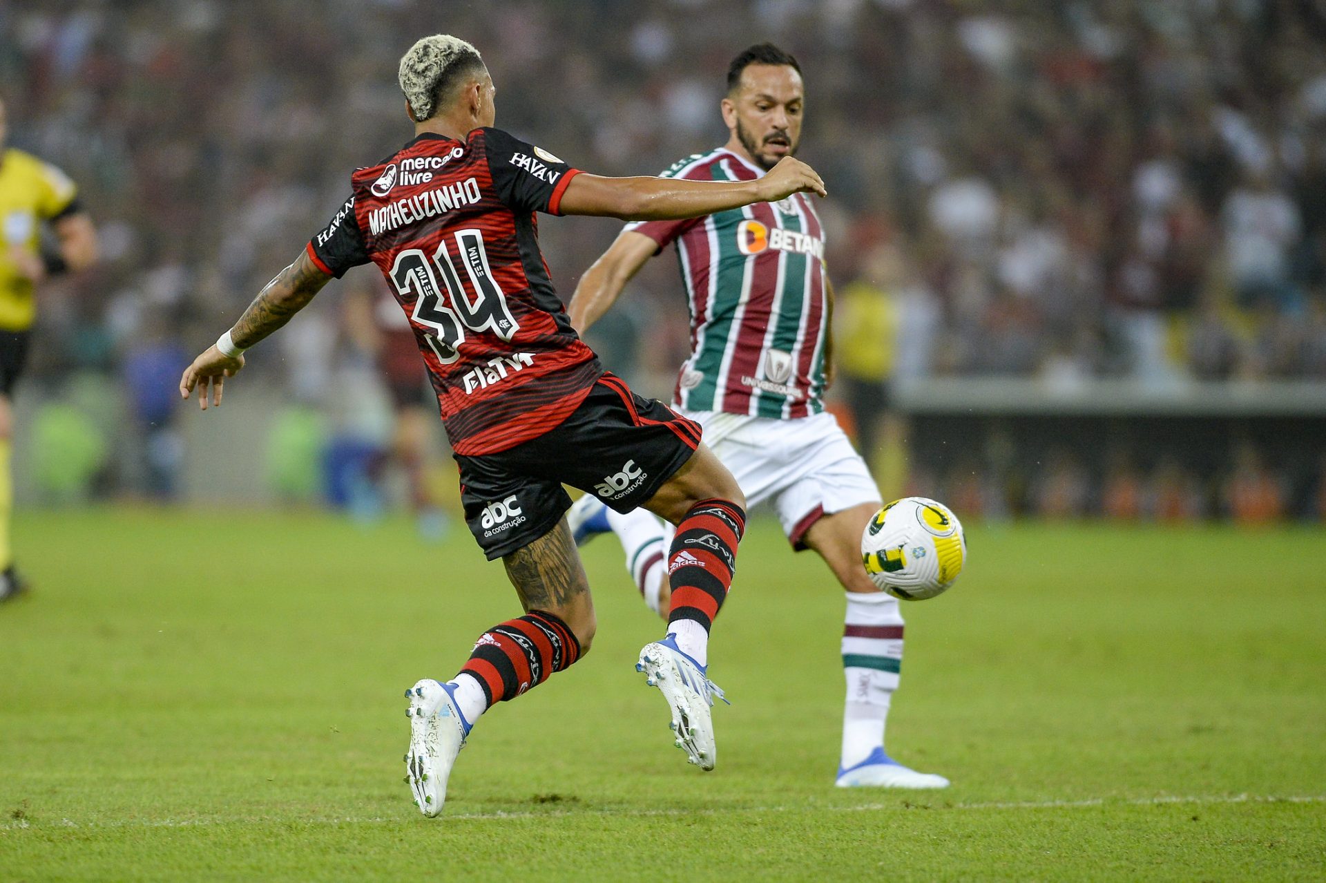 Flamengo x Fluminense em partida pelo Campeonato Carioca - Foto: Marcelo Cortes / Flamengo