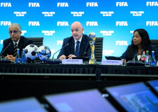 Gianni Infantino fica no cargo até 2027 - Foto: Reprodução/Twitter @FIFAcom