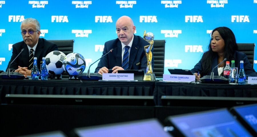 Gianni Infantino fica no cargo até 2027 - Foto: Reprodução/Twitter @FIFAcom