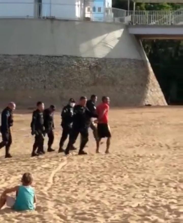 Homem pula no Rio Branco para fugir da Guarda Municipal mas é preso em Boa Vista - RR