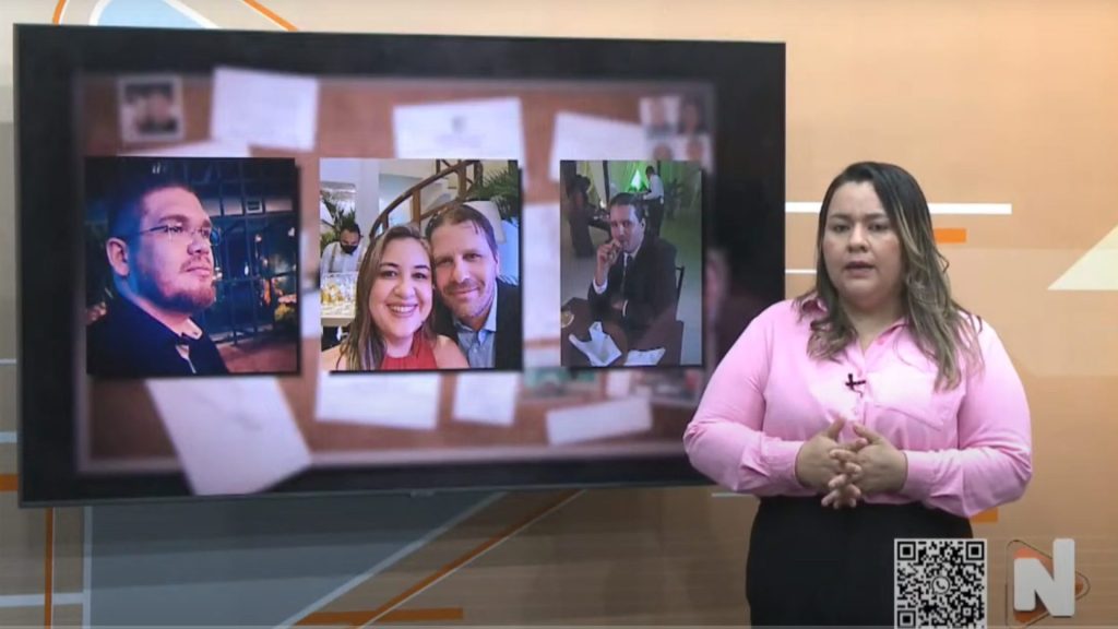 Andreia Cruz na apresentação do Verdade no Ar – Foto: TV Norte Boa Vista