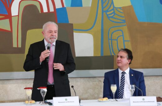 Lula e o Ministro da Educação na Reunião com Reitores das Universidades e Institutos Federais-ensino médio - Fotos: Luis Fortes/MEC