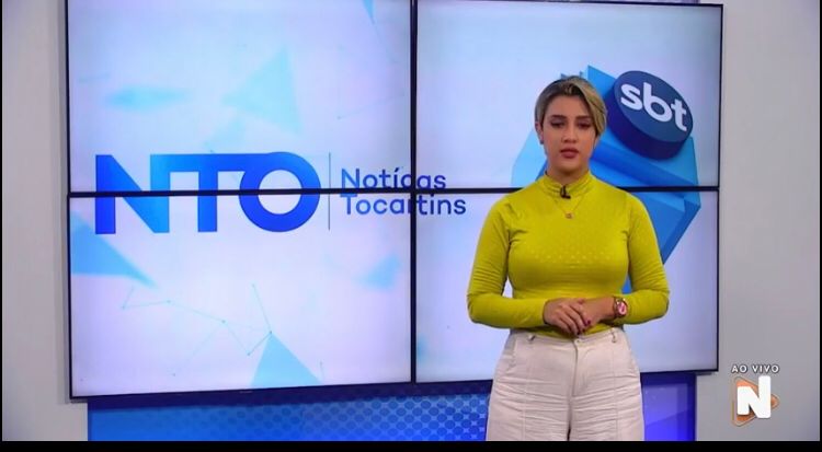 O Jornal Notícias é apresentado por Mariana Ferreira – Foto: Reprodução/TV Norte Tocantins