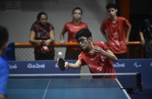 Campeonato de tênis de mesa ocorre até domingo, na Vila Olimpica - Foto: Mauro Neto/Faar