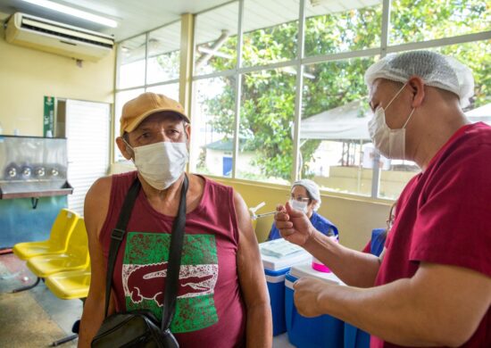 Vacinação contra a Covid-19 em Manaus – Foto: Divulgação / Semsa