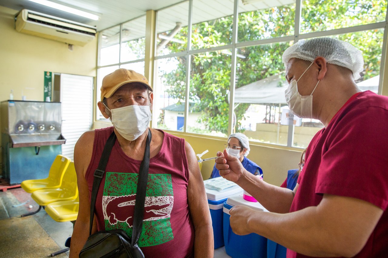 Vacinação contra a Covid-19 em Manaus – Foto: Divulgação / Semsa